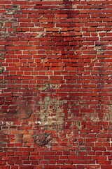 Poster - A fire hydrant sitting in front of a brick wall, ideal for urban and safety concepts