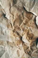 Aufkleber - A detailed view of crumpled paper, suitable for various concepts and designs