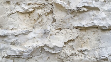 Aufkleber - Detailed view of a white rock wall, suitable for backgrounds