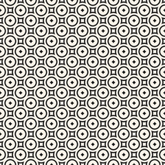 simple vector geometric seamless texture. abstract minimalist pattern with small curved shapes, squa