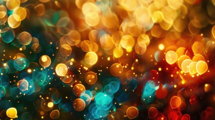 Poster - Abstract image of colorful lights, suitable for backgrounds