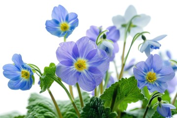 Poster - Close up of beautiful purple flowers, perfect for nature backgrounds