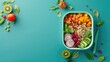 a colorful and healthy lunch box, filled with an array of nutritious delights that tantalize the taste buds and nourish the body.