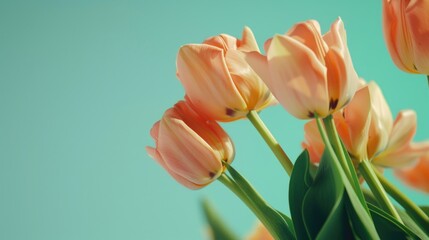 Poster - A close-up shot of a bunch of flowers in a vase. Suitable for various design projects
