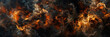 Abstract fire background.