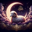 Eid al-Adha banner on social media 
