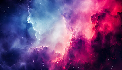 Wall Mural - The nebula of galaxy background in outer space is scattered with stars which looks very amazing. galaxy star universe background