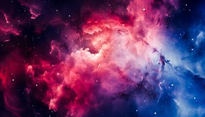 Wall Mural - The nebula background in outer space is scattered with stars which looks very amazing. galaxy star universe background