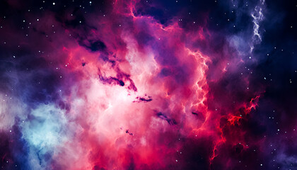 Wall Mural - The nebula background in outer space is scattered with stars which looks very amazing. galaxy star universe background