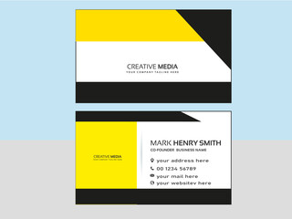 Wall Mural - Creative Business Card design template