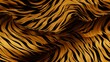 Minimalist Monotone Tiger Stripe Seamless Pattern Generative AI