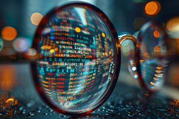 Poster - A private equity investor conducting due diligence on potential investment targets, assessing financial performance and growth prospects. Concept of private equity analysis. Generative Ai.