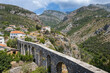 Ancient aqueduct in Stary Grad, Montenegro