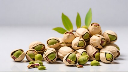 Wall Mural - Pistachio Presentation: Nuts Served on Platters