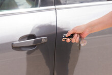 Unlocking A Car Door With A Keyless Entry Remote
