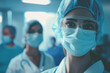 Nurse, Unseen Heroes: Capturing the Intense Focus and Compassion Behind the Surgical Mask.  Medical Healthcare.