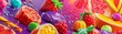 Candy-themed slot fruity winnings