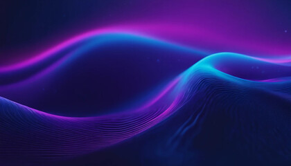 Abstract blue and purple liquid background, Glowing retro waves vector design.