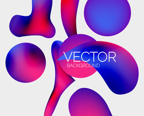 Aufkleber - A mesmerizing logo design featuring a purple and electric blue abstract background with a vibrant circle in the center, showcasing a beautiful pattern