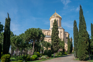 Wall Mural - The Holy Trinity Cathedral of Tbilisi, known as Sameba