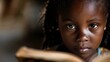 Closeup of a young girl intently reading a book emphasizing the power of education in arming girls with knowledge and empowering them to make informed decisions. .
