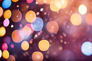 abstract background with bokeh