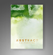 © REZI - Cover template with watercolor background. Design for your cover, date, postcard, banner, logo.