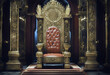 © wafi - throne king royals luxury fantasy seat vintage background antique classic gold interior sofa