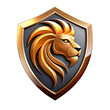 Lion logo on a transparent background - PNG file.

