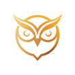 Owl logo on a white background - PNG file.
