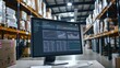 © ORG - Innovative computerized warehouse management software for real-time parcel delivery monitoring. computer screen