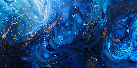 Wall Mural - Create an abstract design inspired by the movement of celestial bodies within a galaxy, incorporating swirling patterns and bursts of star clusters against a deep cosmic backdrop.


