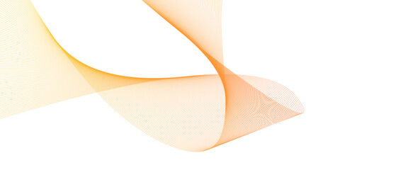 Poster - Vector abstract element colorful wave for design with wave lines on color Transparent background.