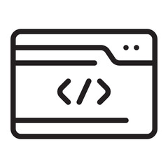 coding line icon