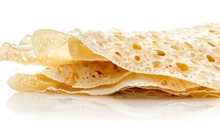 Poster - Thin lavash on white background : Generative AI