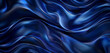 Deep blue silky waves evoke serenity, perfect for spa environments or calm apps.