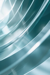 Poster - Abstract background with reflections and caustics. Hi-tech. Futuristic background image. Created with Generative AI technology.