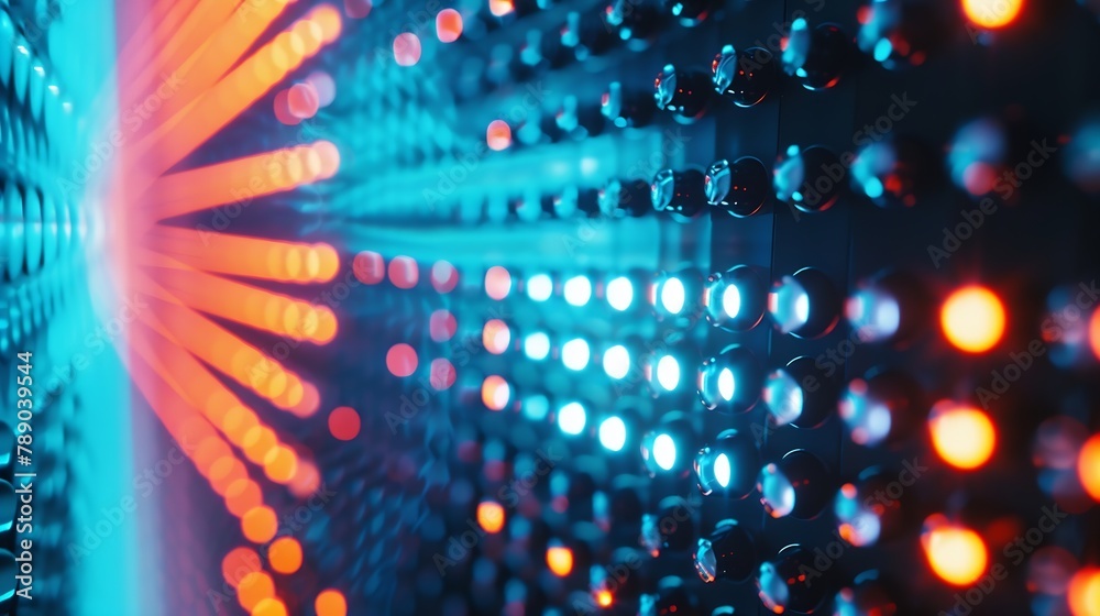 Extreme close up photo of LED light from videotron LED Wall LED Video ...