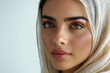 © pariketan - Clean arab woman face and fresh skin for fashion and beauty care ads