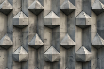 Poster - Abstract 3d pattern. Brutalist style. Background image. Created with Generative AI technology.
