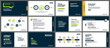Presentation and slide layout background. Design black color modern theme template. Use for keynote, presentation, slide, leaflet, advertising, template.