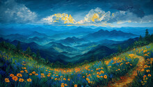 Mountain View Painting 02