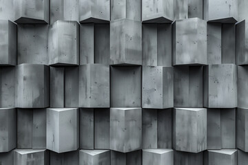 Poster - Abstract 3d pattern. Brutalist style. Background image. Created with Generative AI technology.