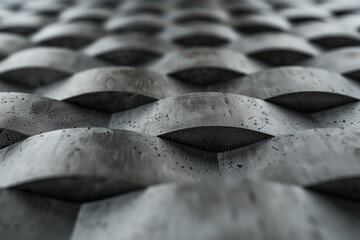 Poster - Abstract 3d pattern. Brutalist style. Background image. Created with Generative AI technology.