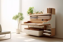Smart Storage And Multi-Use Furniture Ideas: Minimalist Digital Detox Space Design