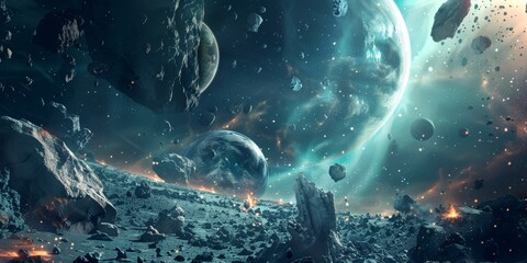 Wall Mural - sci-fi concept