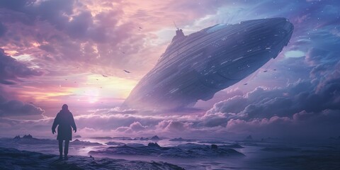 Wall Mural - sci-fi concept