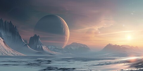 Wall Mural - sci-fi concept