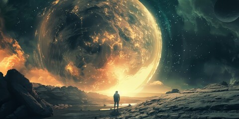 Wall Mural - sci-fi concept