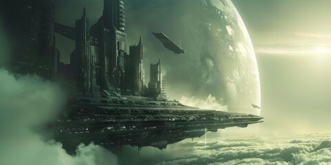 Wall Mural - sci-fi concept